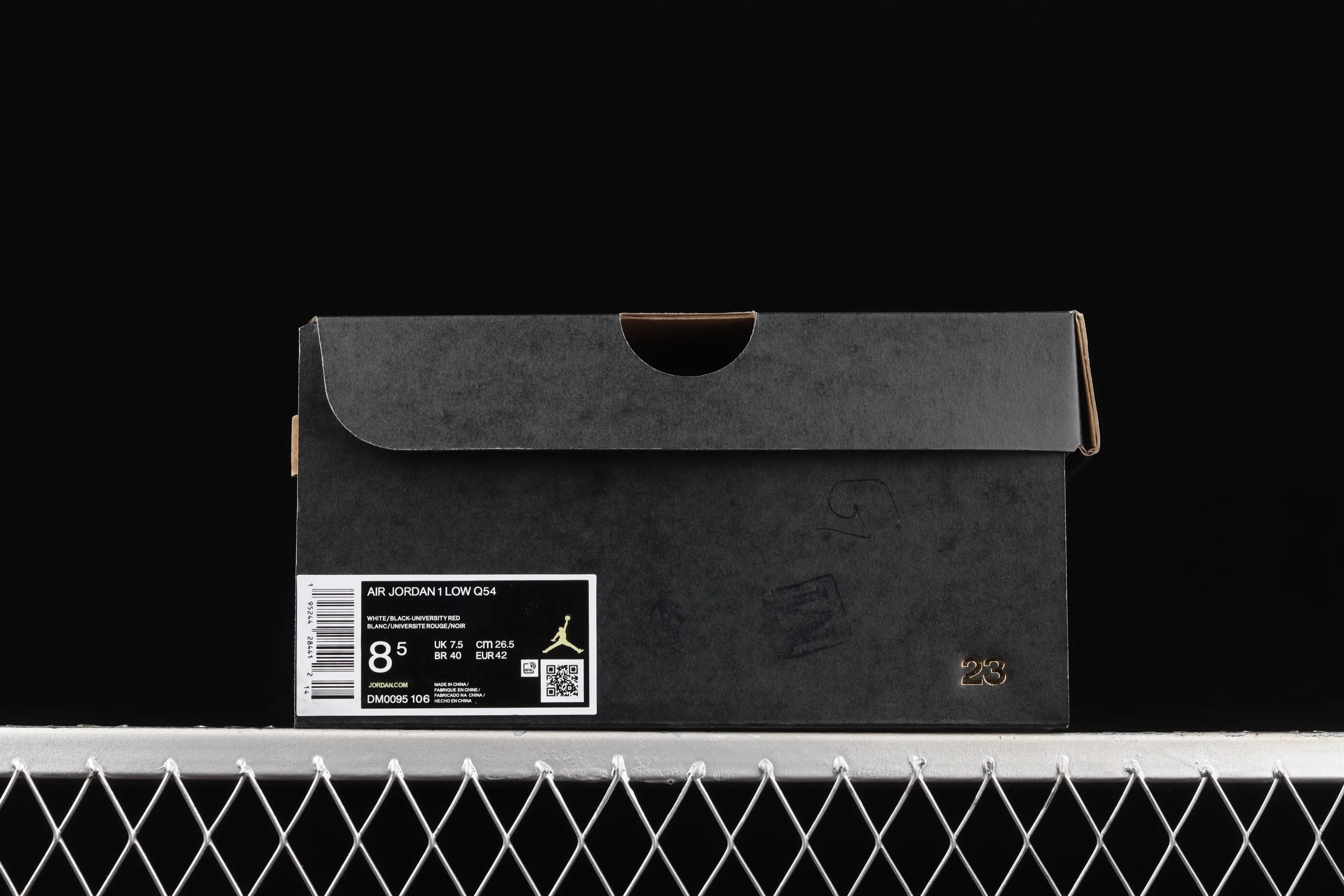 All categories Air Jordan Jordan series basketball shoes Air Jordan 1 Low G version pure original Air Jordan 1 Low AJ1 "Quai 54" Joe 1 black and white Paris low-top cultural and leisure sports sneakers DM0095-106